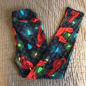 LulaRoe OS Holiday Leggings